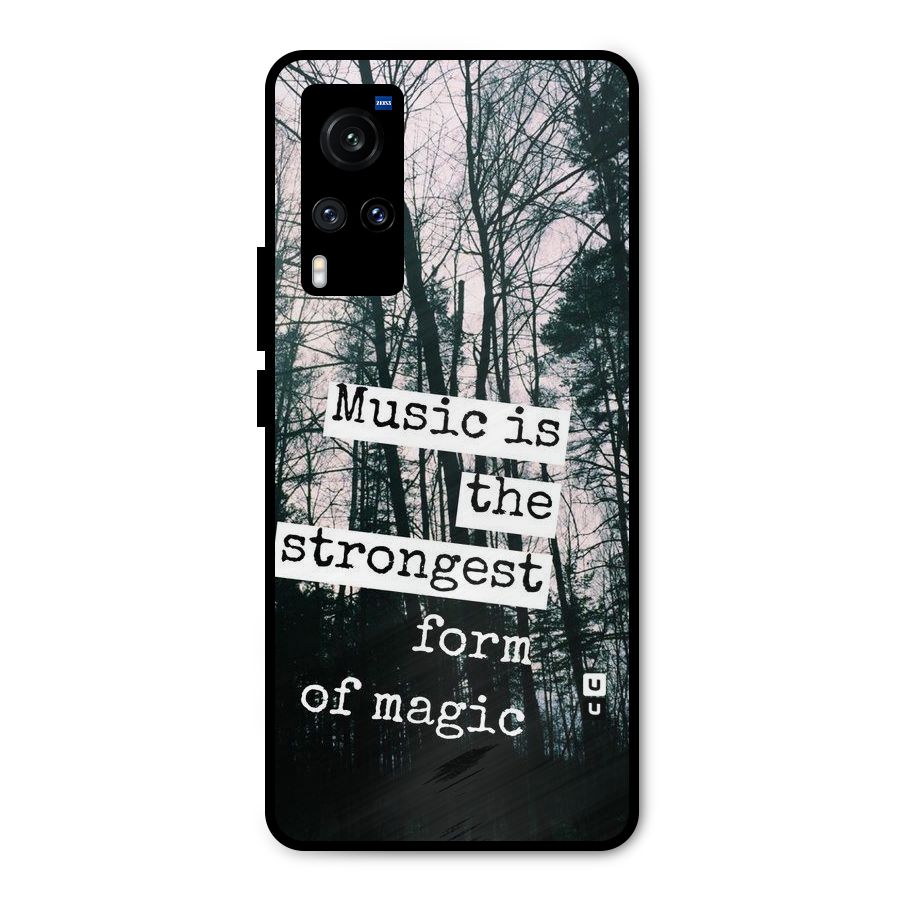 Music Magic Metal Back Case for Vivo X60