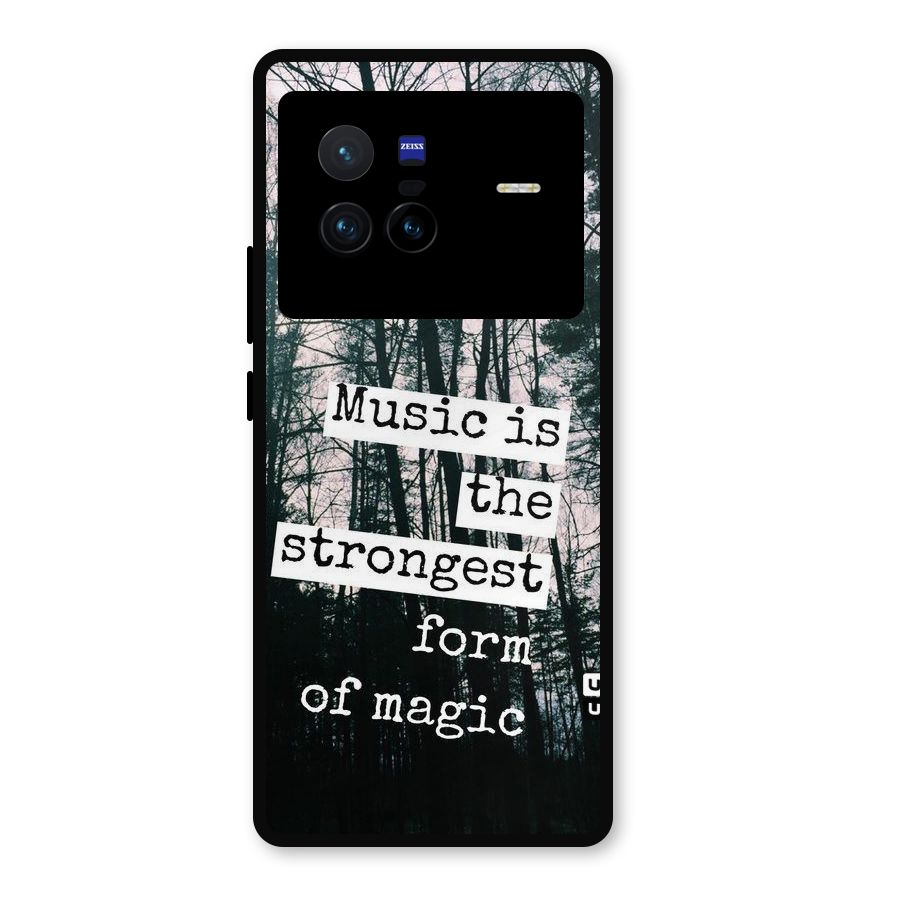 Music Magic Metal Back Case for Vivo X80