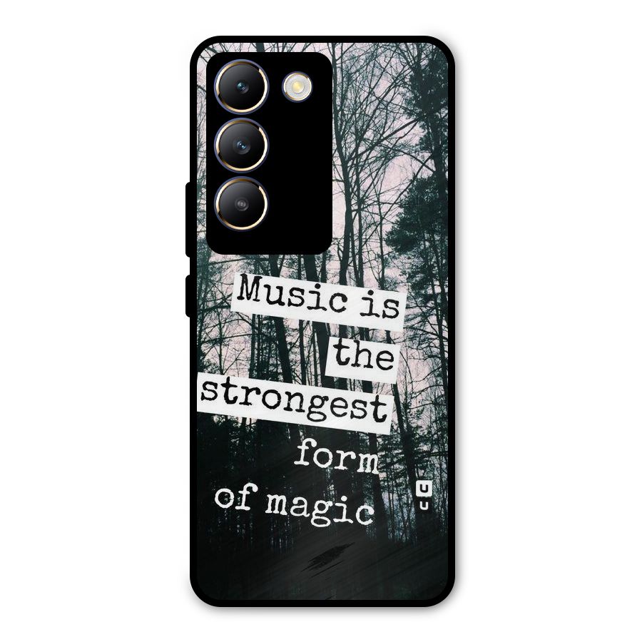 Music Magic Metal Back Case for Vivo Y200e