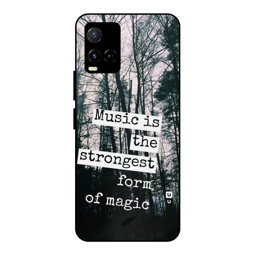 Music Magic Metal Back Case for Vivo Y21T