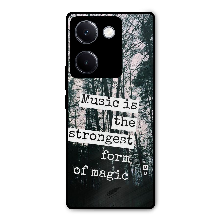 Music Magic Metal Back Case for Vivo Y300 Plus