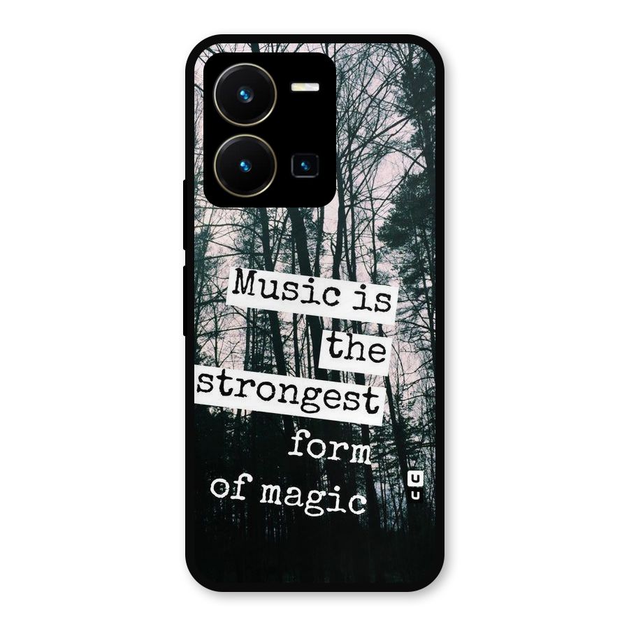 Music Magic Metal Back Case for Vivo Y35
