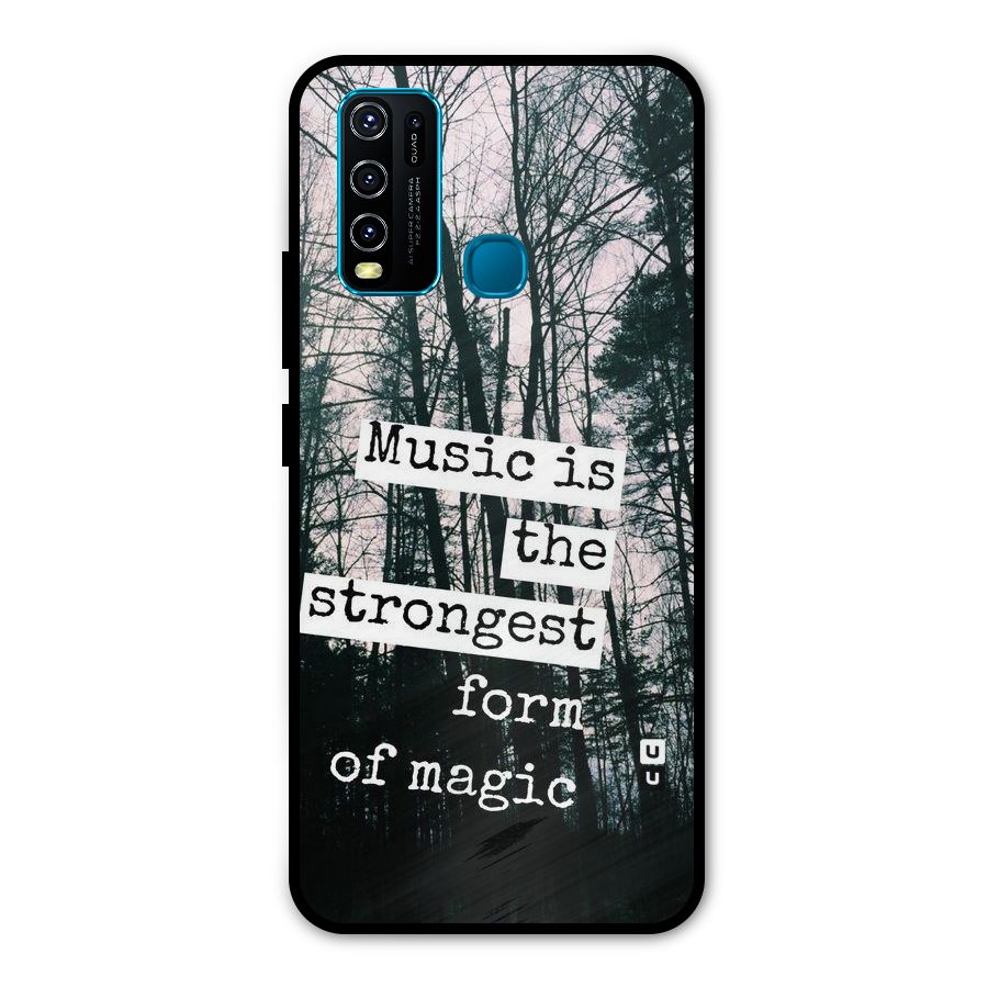 Music Magic Metal Back Case for Vivo Y50