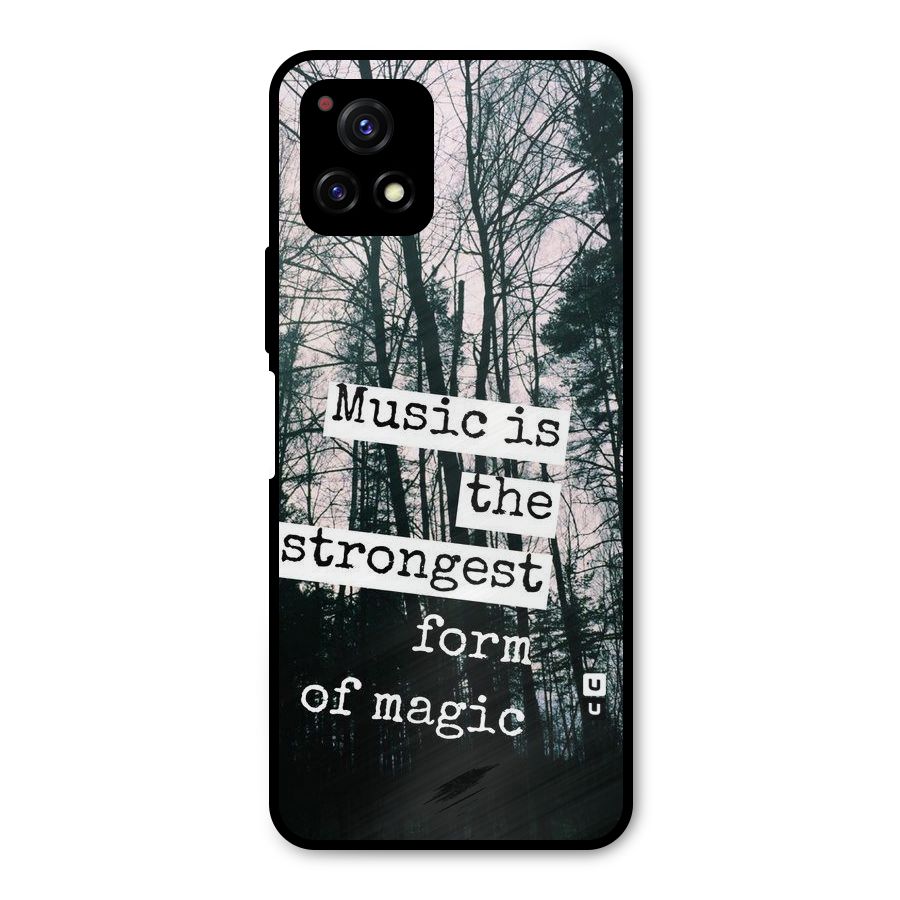 Music Magic Metal Back Case for Vivo Y72 5G