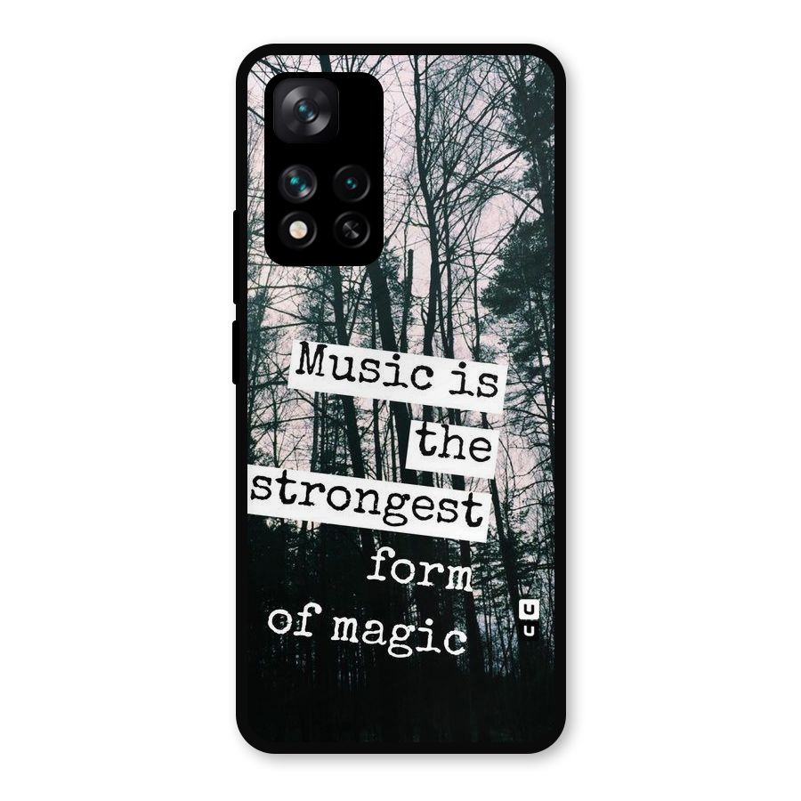 Music Magic Metal Back Case for Xiaomi 11i Hypercharge 5G