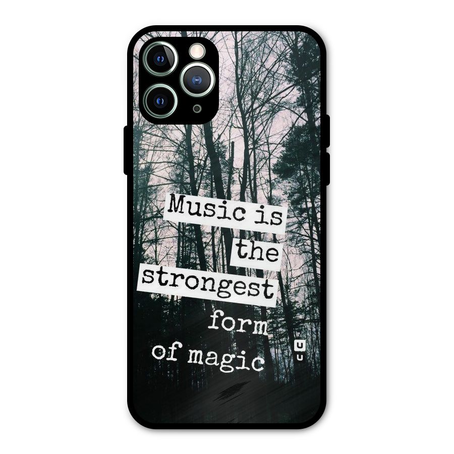 Music Magic Metal Back Case for iPhone 11 Pro Max