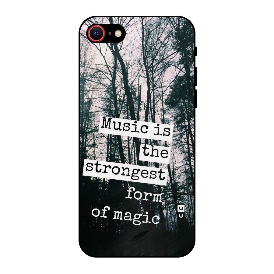 Music Magic Metal Back Case for iPhone SE 2022