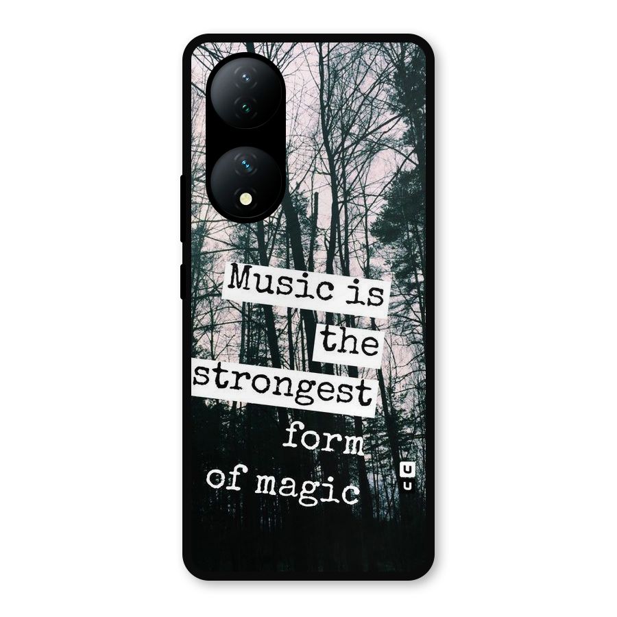 Music Magic Metal Back Case for iQOO Z7