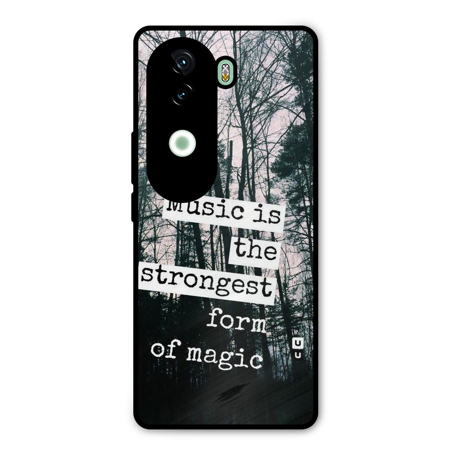 Music Magic Metal Back Case for iQOO Z9s