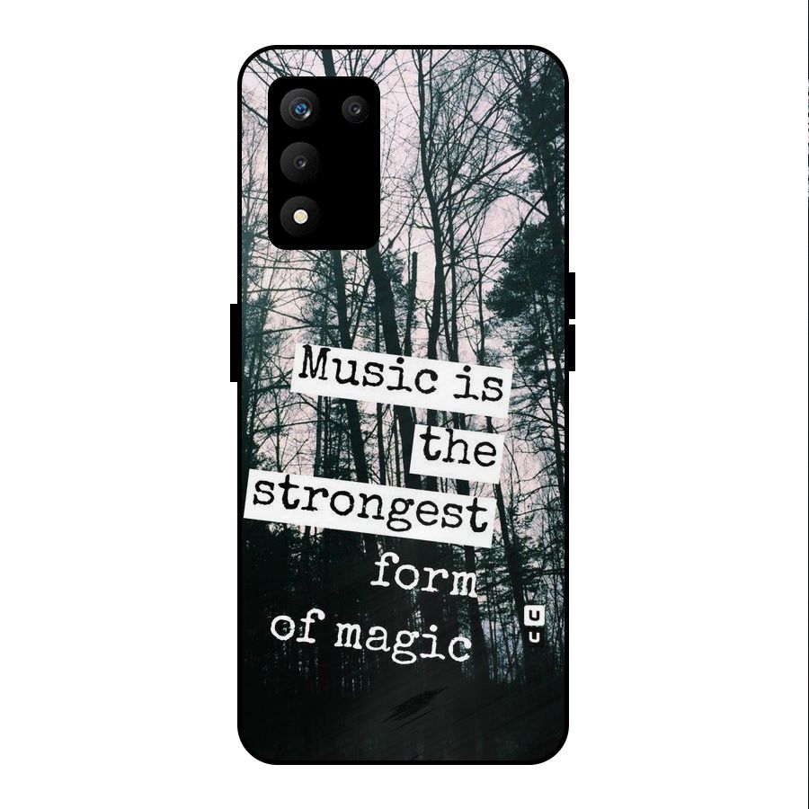 Music Magic Metal Back Case for realme 9 5G SE