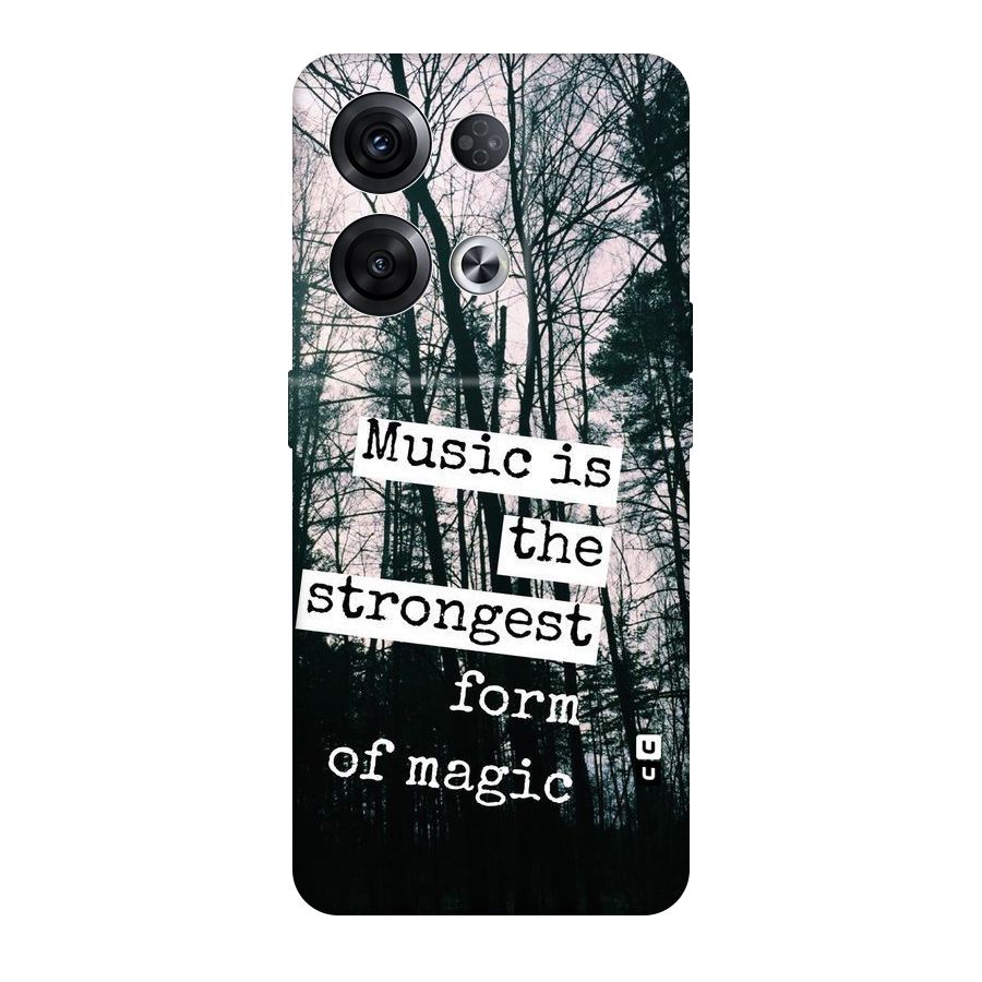 Music Magic Original Polycarbonate Back Case for Oppo Reno8 Pro 5G