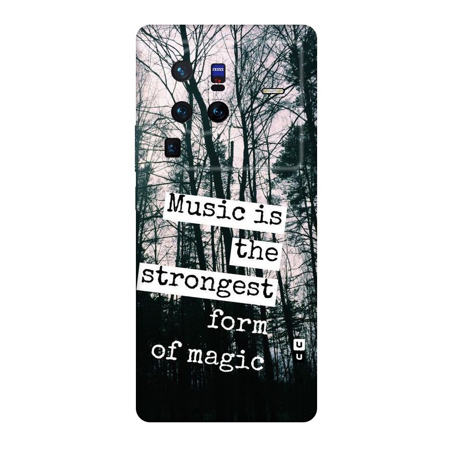 Music Magic Original Polycarbonate Back Case for Vivo X80