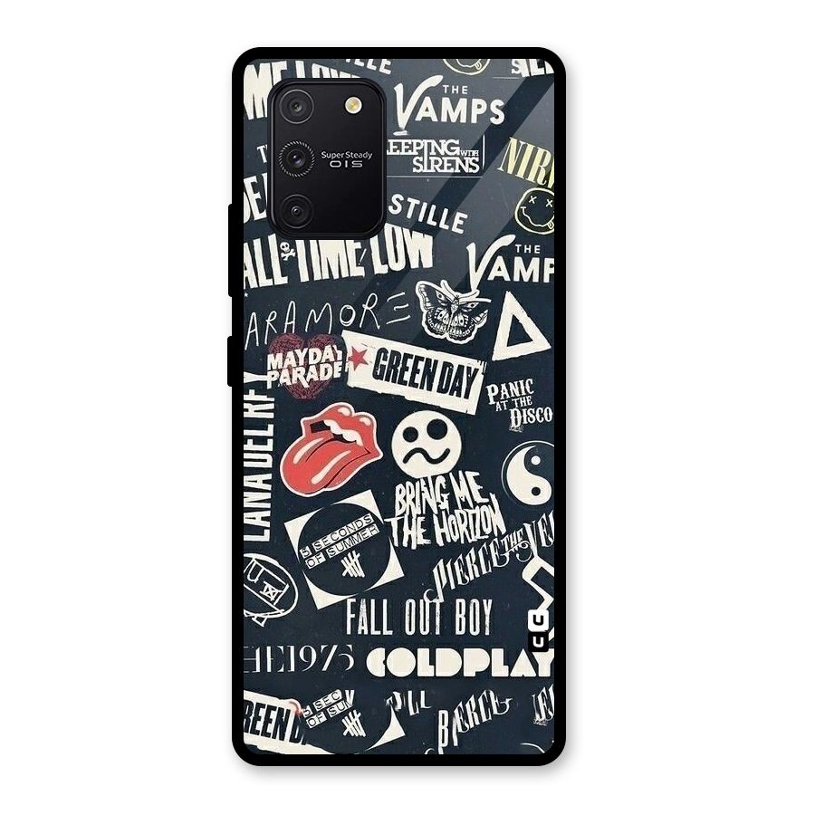 Music My Paradise Glass Back Case for Galaxy S10 Lite