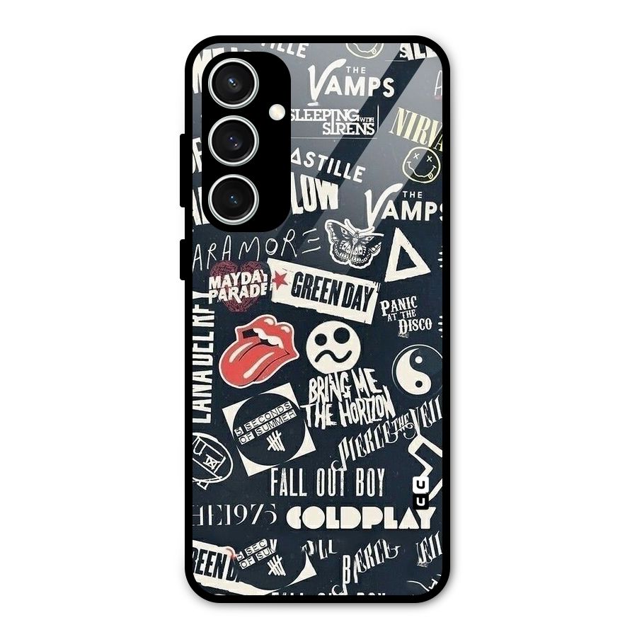 Music My Paradise Glass Back Case for Galaxy S23 FE