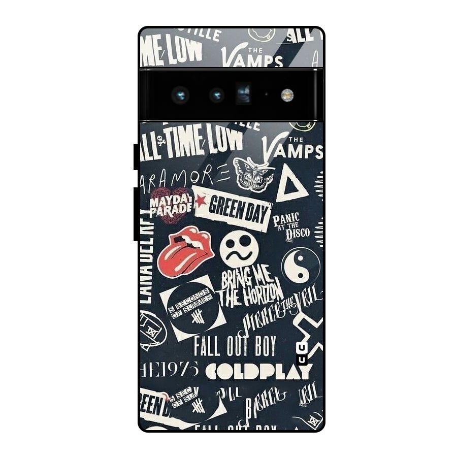 Music My Paradise Glass Back Case for Google Pixel 6 Pro