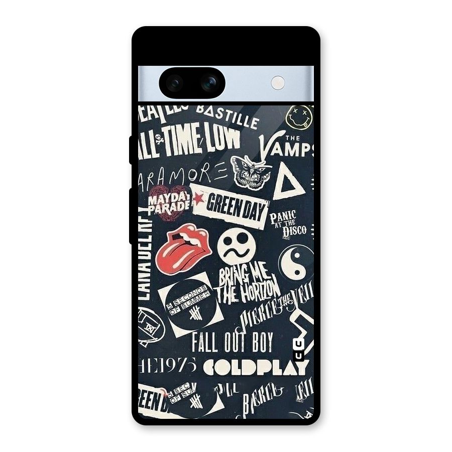 Music My Paradise Glass Back Case for Google Pixel 7a