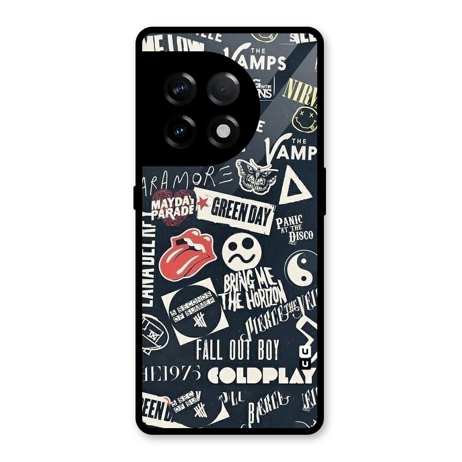 Music My Paradise Glass Back Case for OnePlus 11R