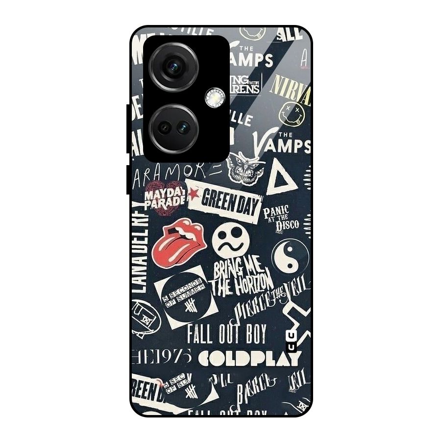 Music My Paradise Glass Back Case for OnePlus Nord CE 3 5G