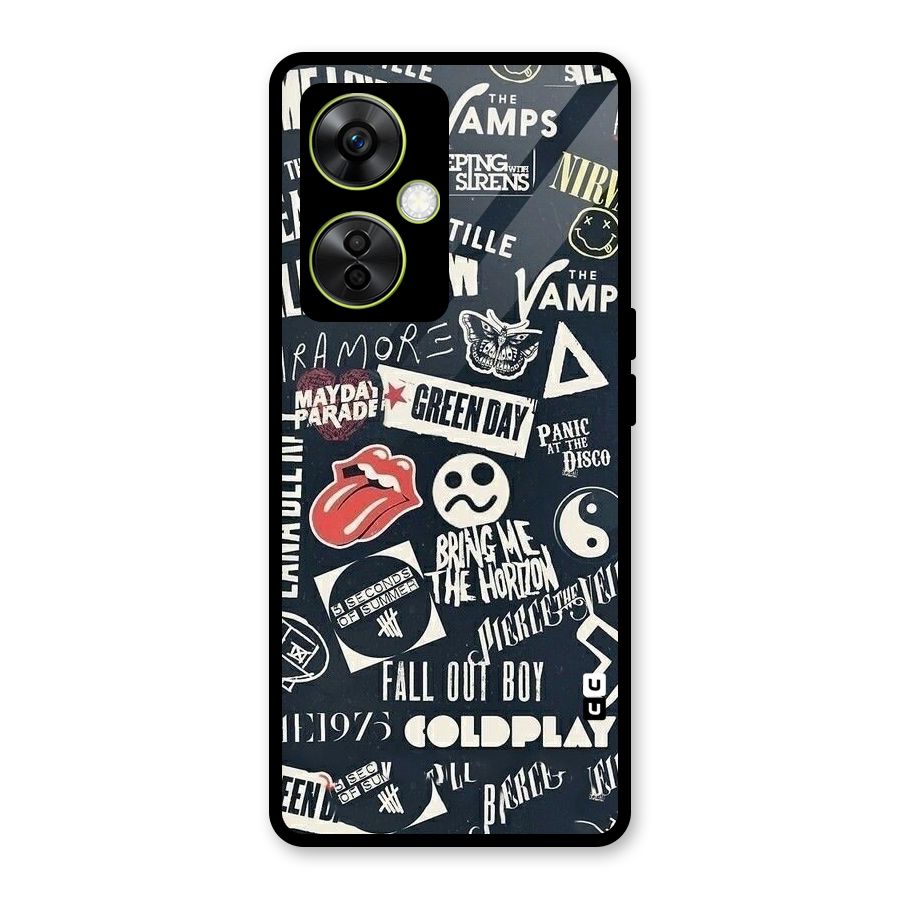 Music My Paradise Glass Back Case for OnePlus Nord CE 3 Lite
