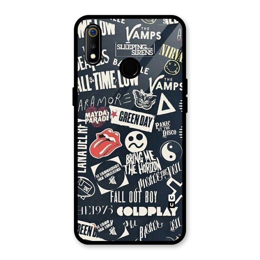 Music My Paradise Glass Back Case for Realme 3i