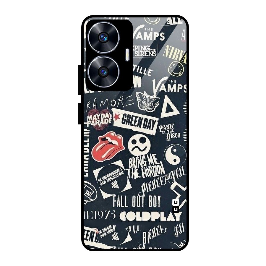 Music My Paradise Glass Back Case for Realme Narzo N55