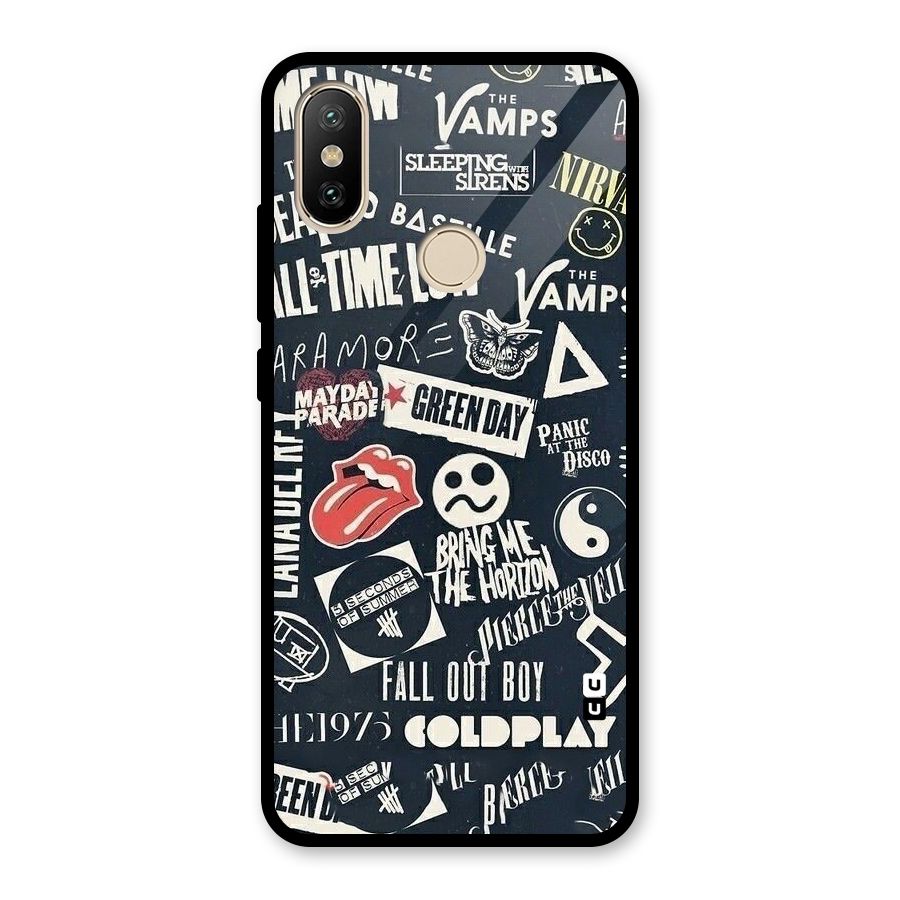 Music My Paradise Glass Back Case for Redmi A2