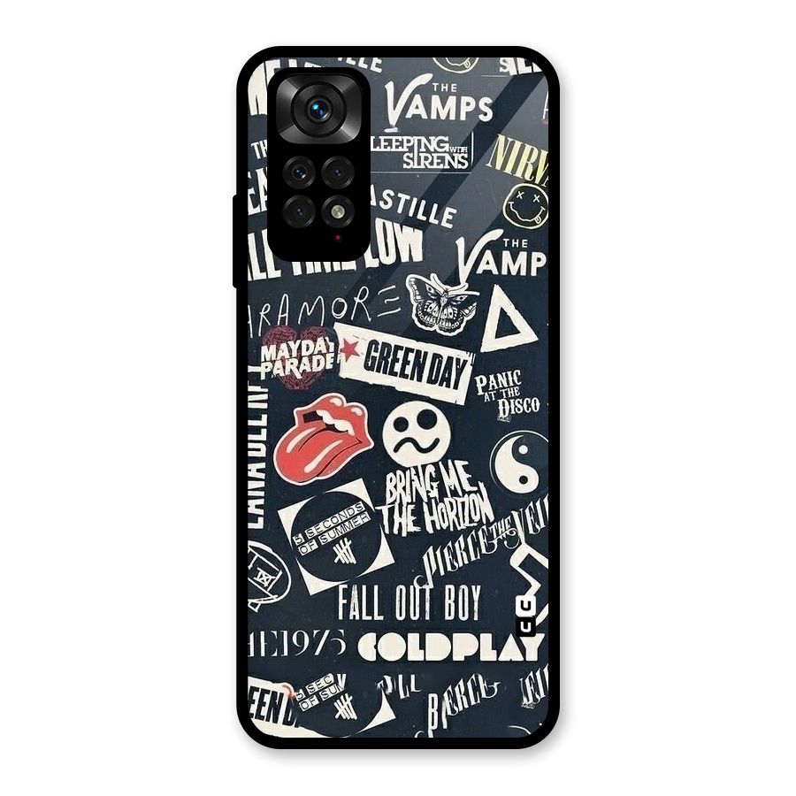 Music My Paradise Glass Back Case for Redmi Note 11S