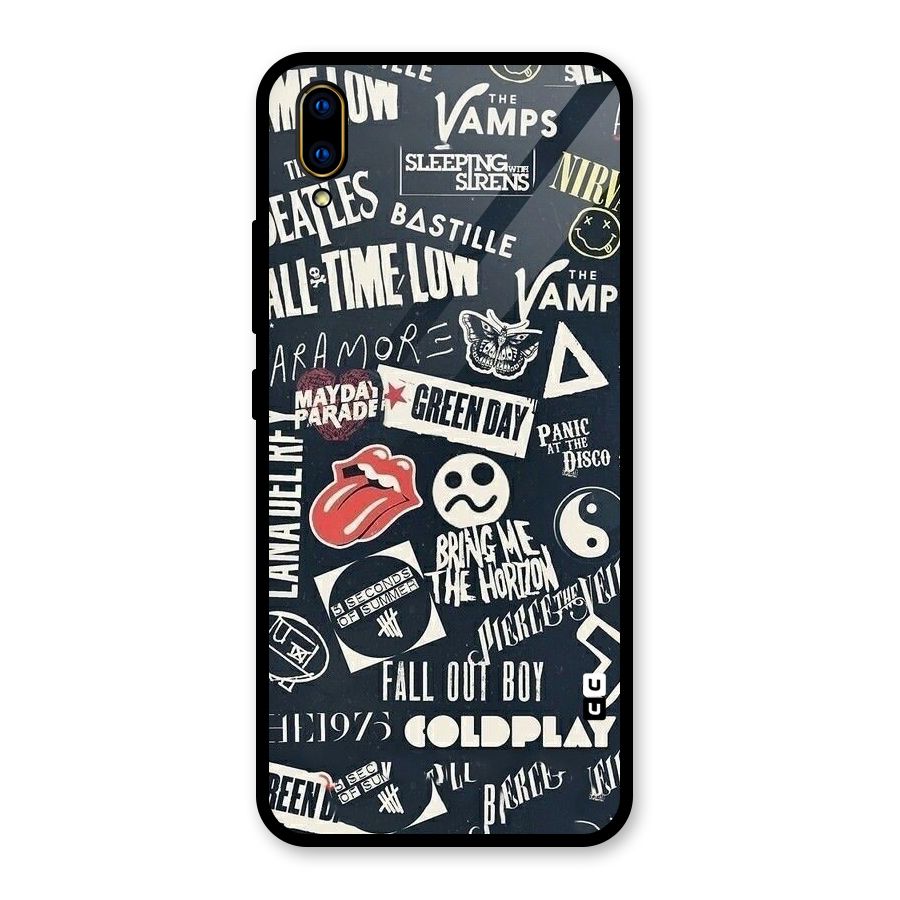 Music My Paradise Glass Back Case for Vivo V11 Pro