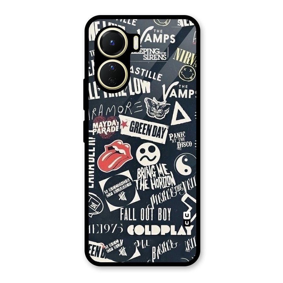Music My Paradise Glass Back Case for Vivo Y16