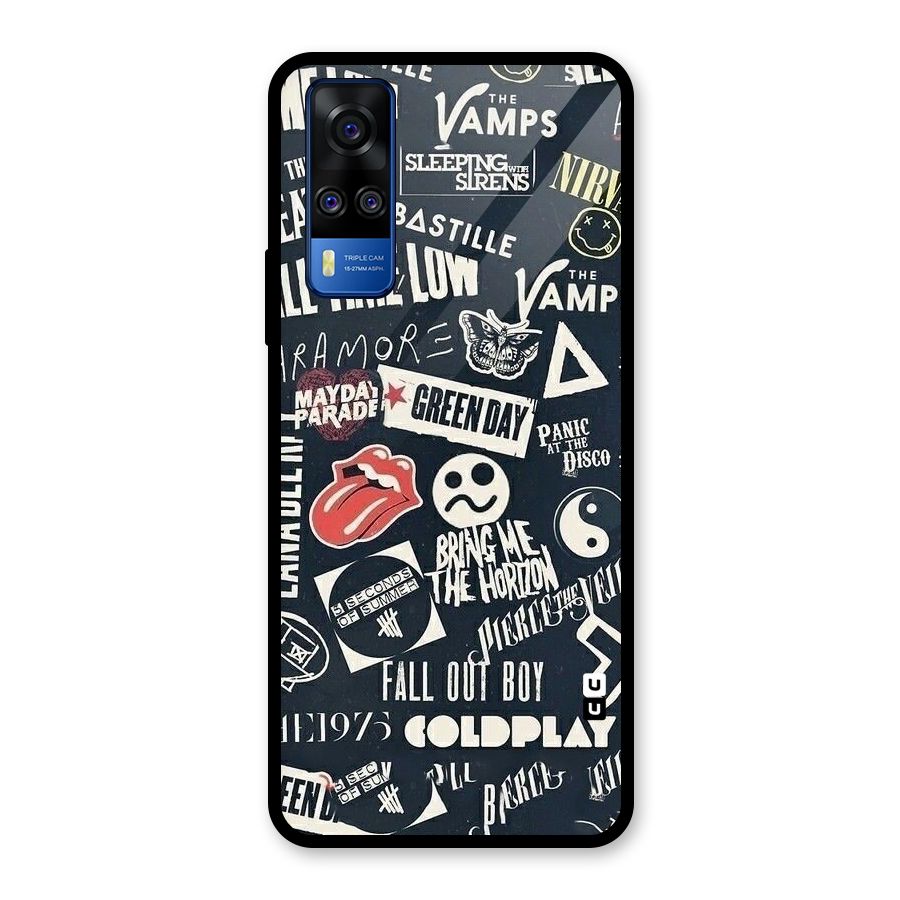 Music My Paradise Glass Back Case for Vivo Y31