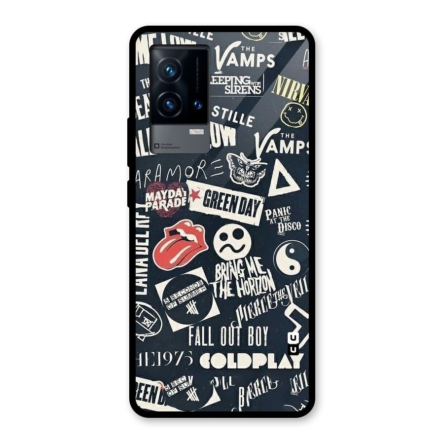 Music My Paradise Glass Back Case for iQOO 9 5G