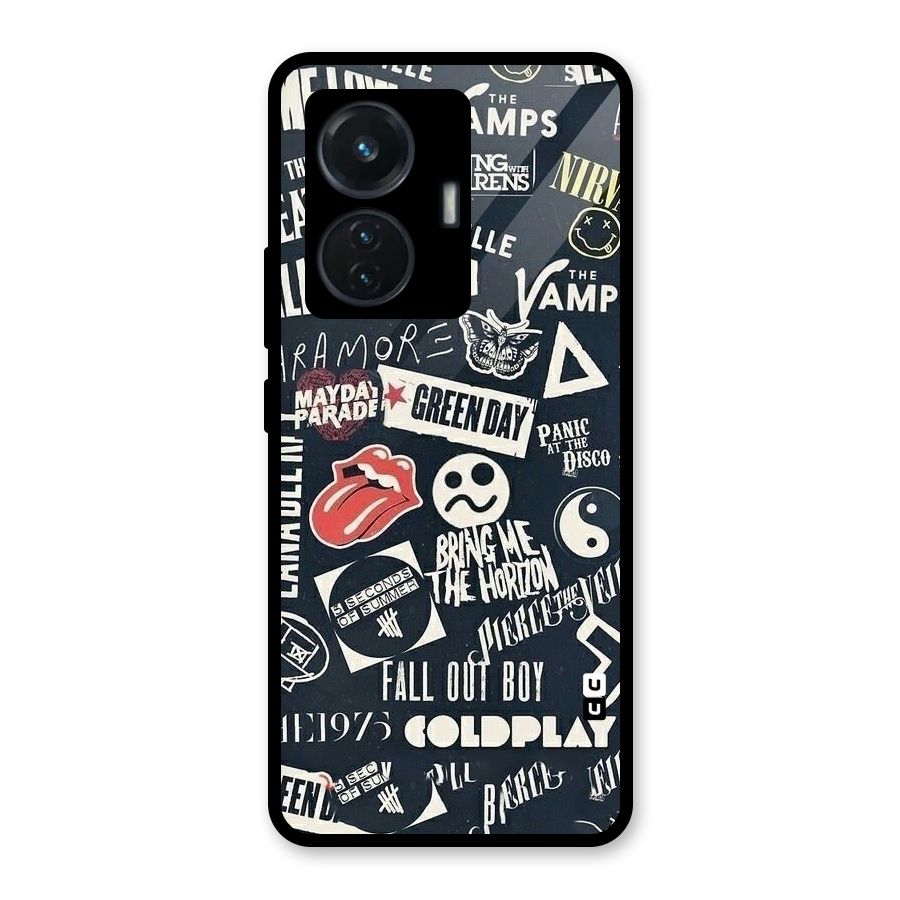 Music My Paradise Glass Back Case for iQOO Z6 44W