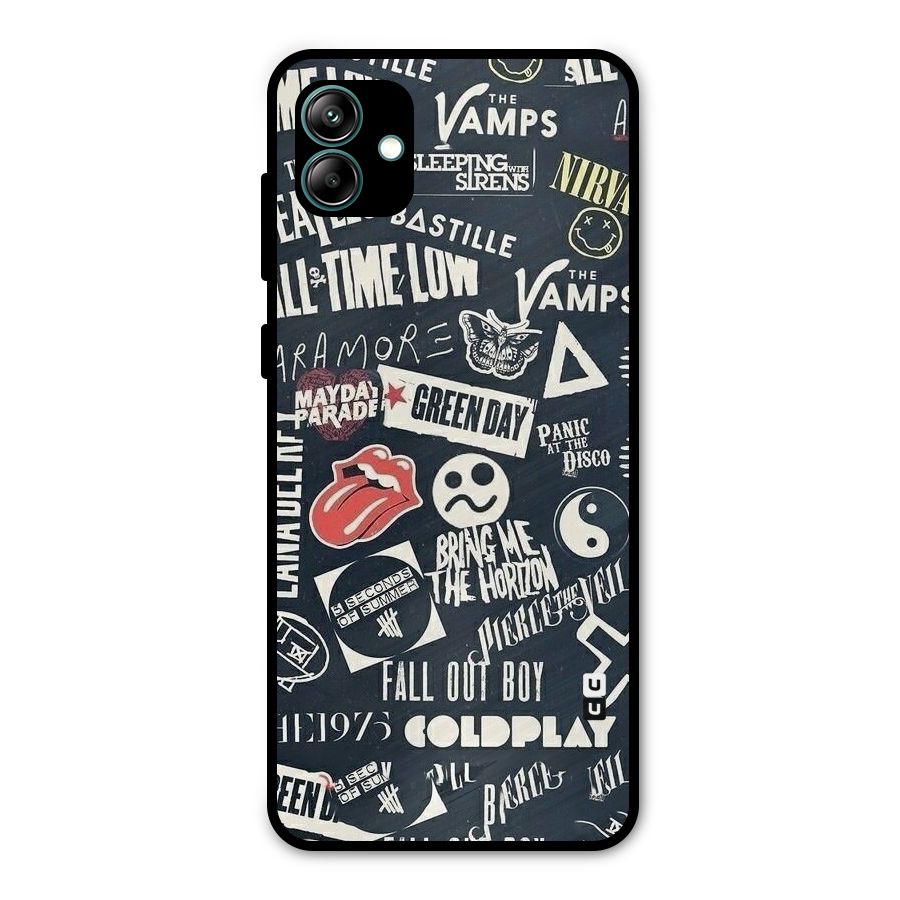 Music My Paradise Metal Back Case for Galaxy A04