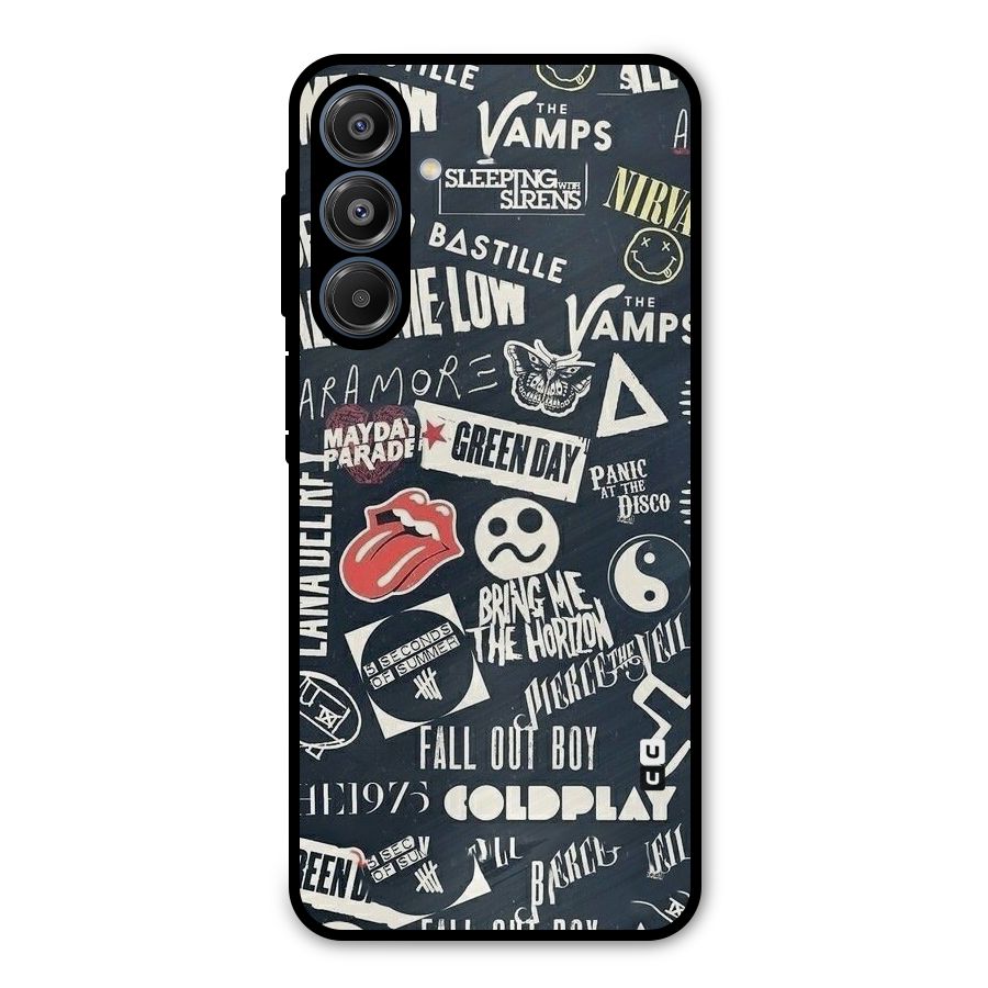 Music My Paradise Metal Back Case for Galaxy A16 5G