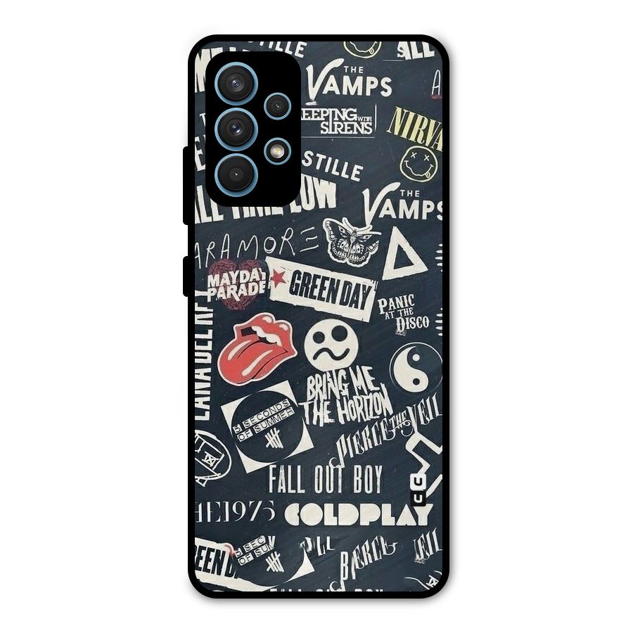 Music My Paradise Metal Back Case for Galaxy A32