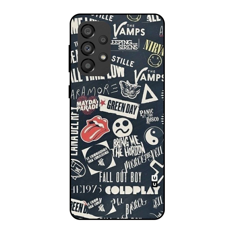 Music My Paradise Metal Back Case for Galaxy A33 5G