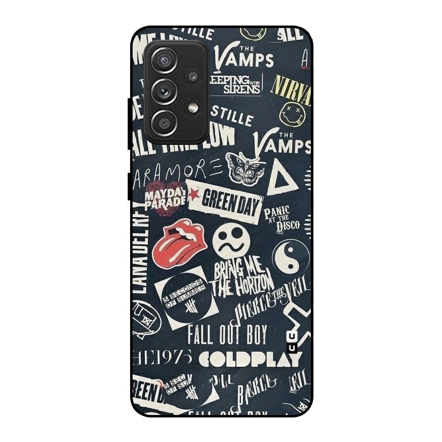 Music My Paradise Metal Back Case for Galaxy A52