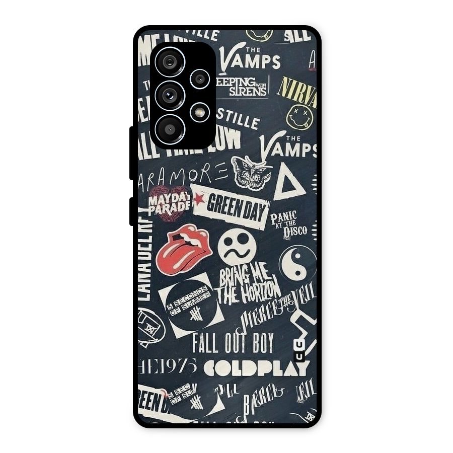 Music My Paradise Metal Back Case for Galaxy A53 5G