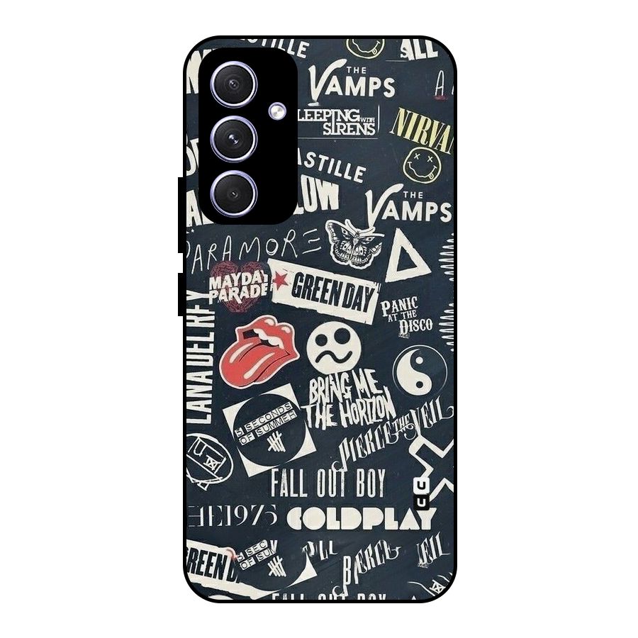 Music My Paradise Metal Back Case for Galaxy A54