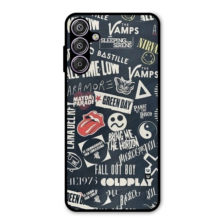 Music My Paradise Metal Back Case for Galaxy F15