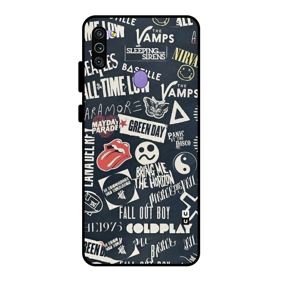 Music My Paradise Metal Back Case for Galaxy M11