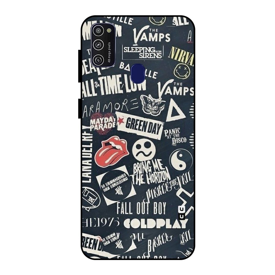 Music My Paradise Metal Back Case for Galaxy M30s