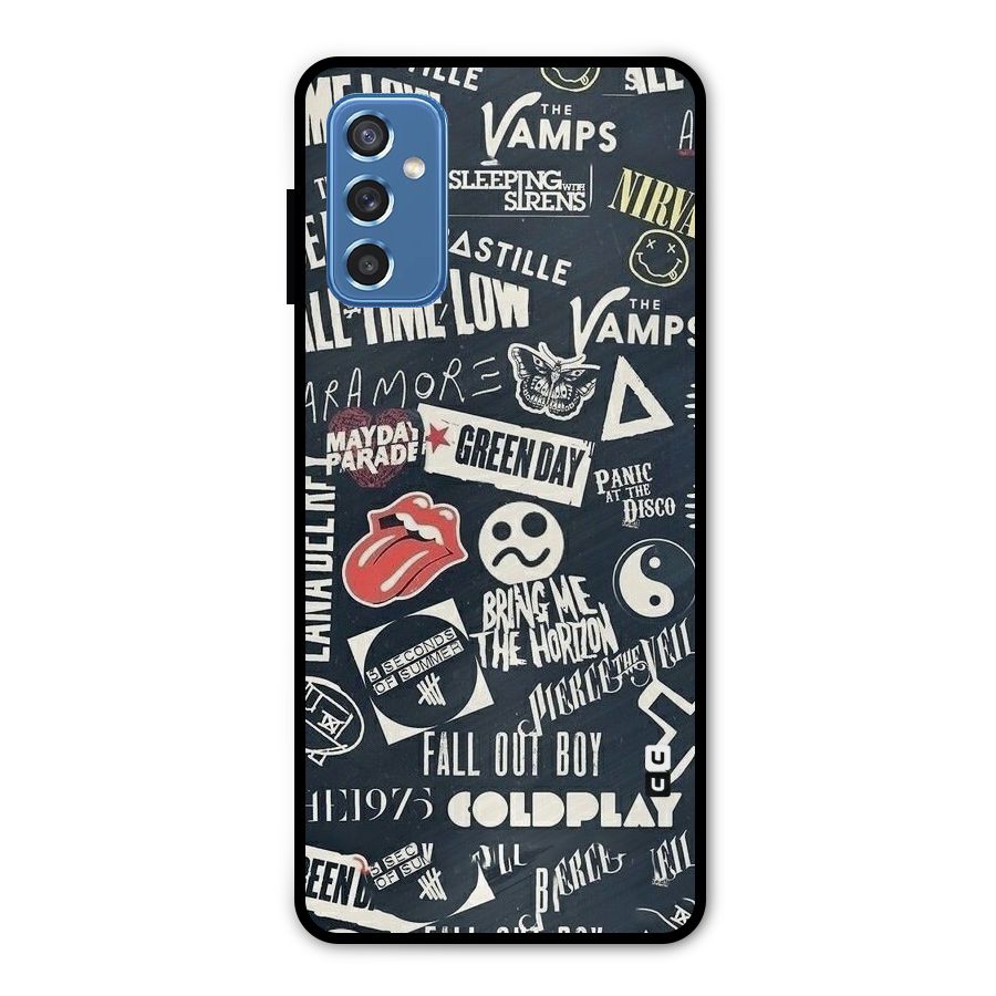 Music My Paradise Metal Back Case for Galaxy M52 5G