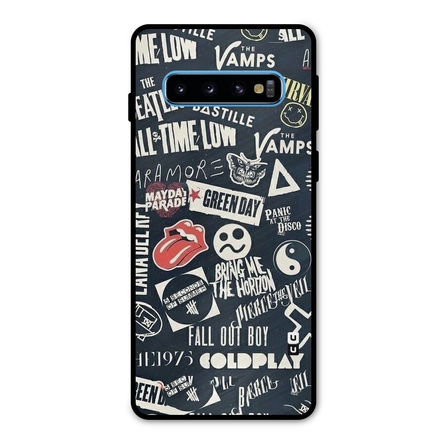 Music My Paradise Metal Back Case for Galaxy S10