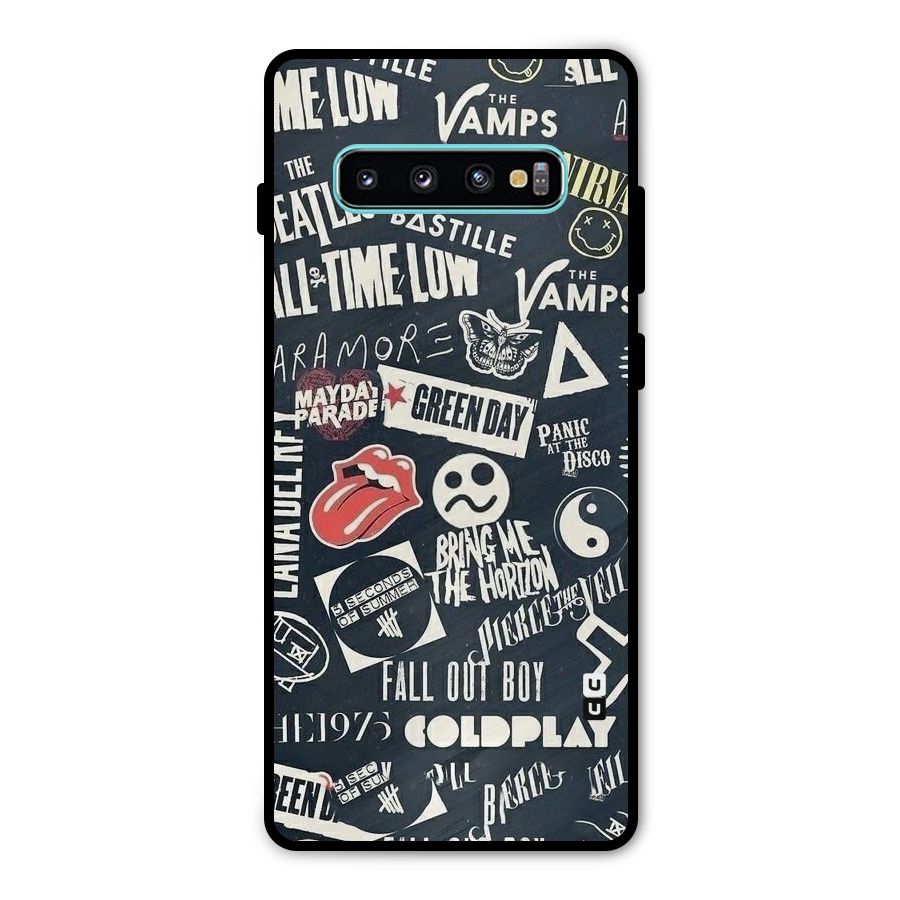 Music My Paradise Metal Back Case for Galaxy S10 Plus