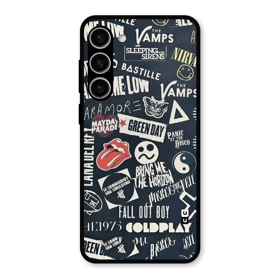 Music My Paradise Metal Back Case for Galaxy S23 Plus