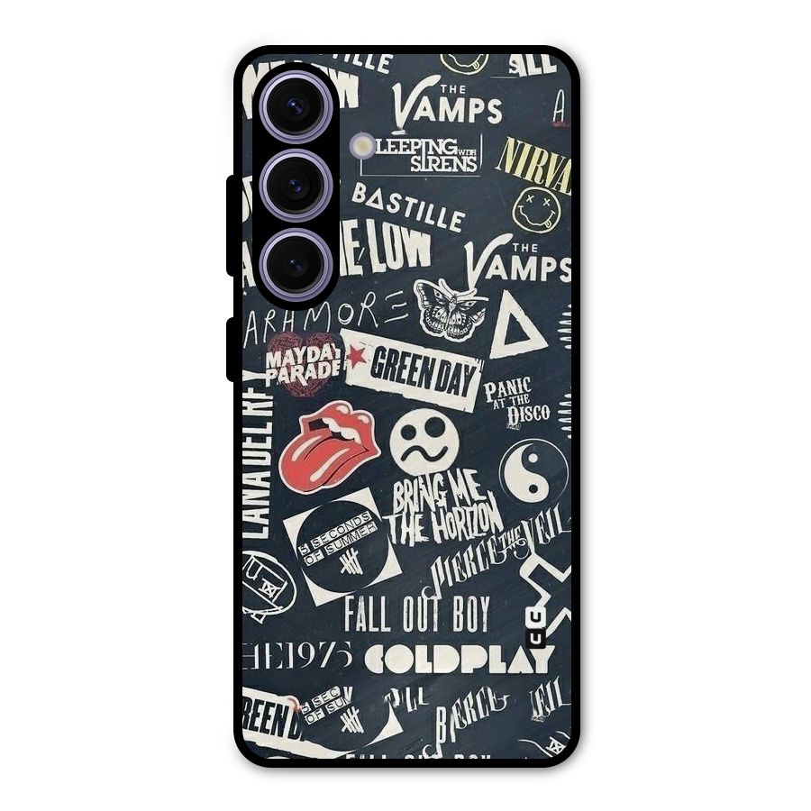Music My Paradise Metal Back Case for Galaxy S24