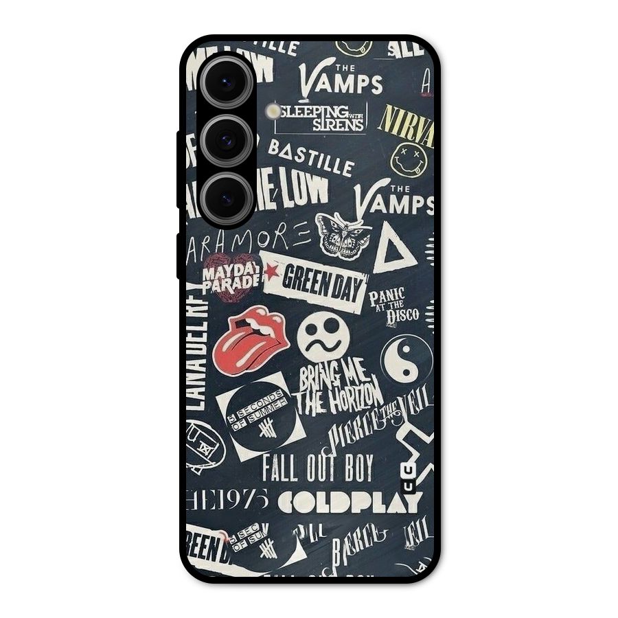 Music My Paradise Metal Back Case for Galaxy S24 FE