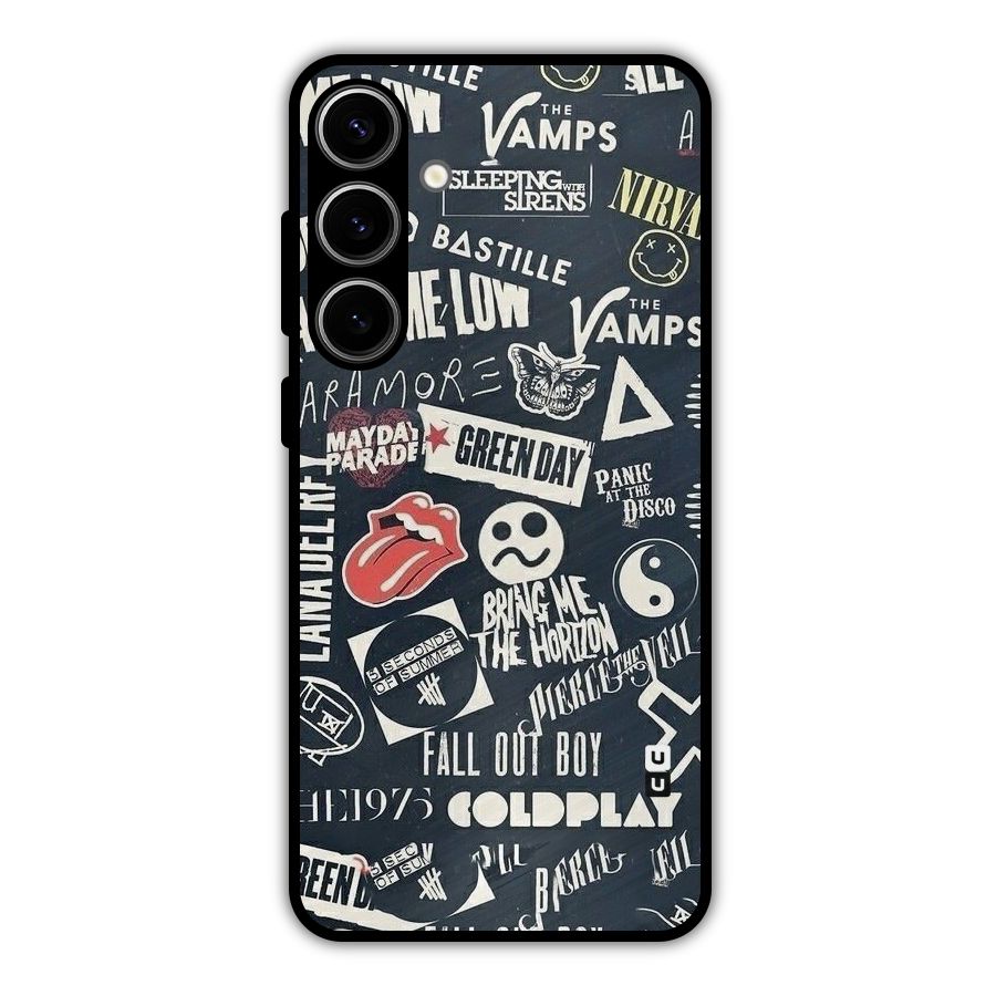 Music My Paradise Metal Back Case for Galaxy S24 Plus