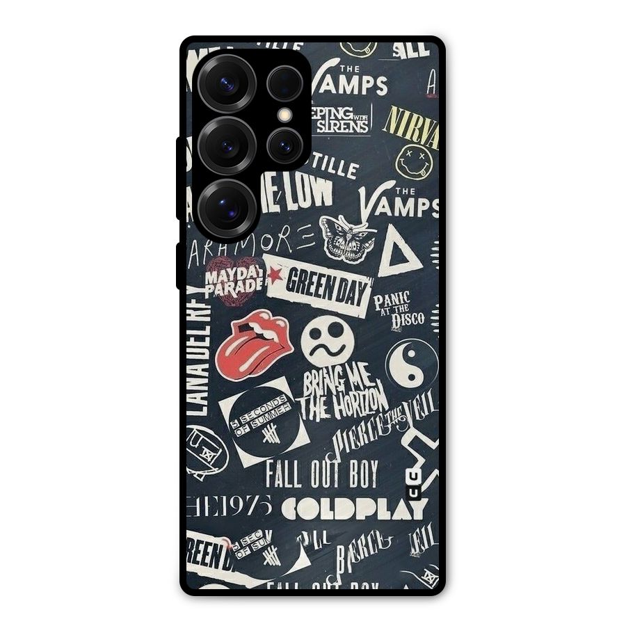 Music My Paradise Metal Back Case for Galaxy S25 Ultra